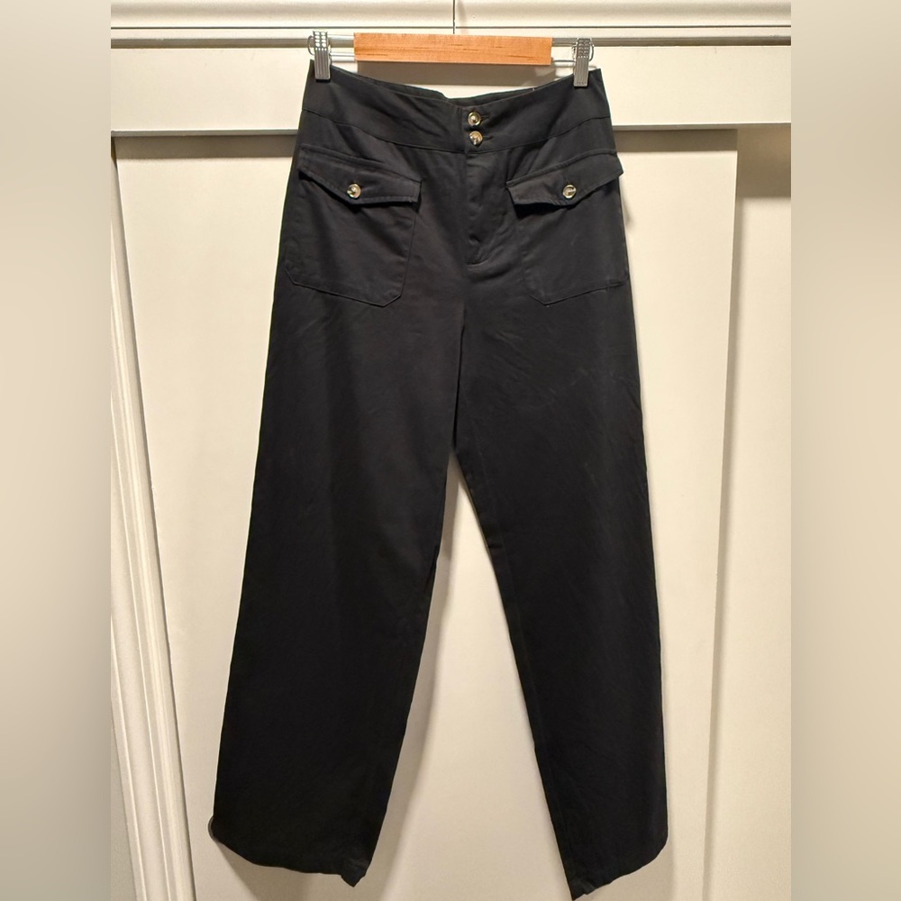 Who What Wear Black Cotton Pants - Size 4
